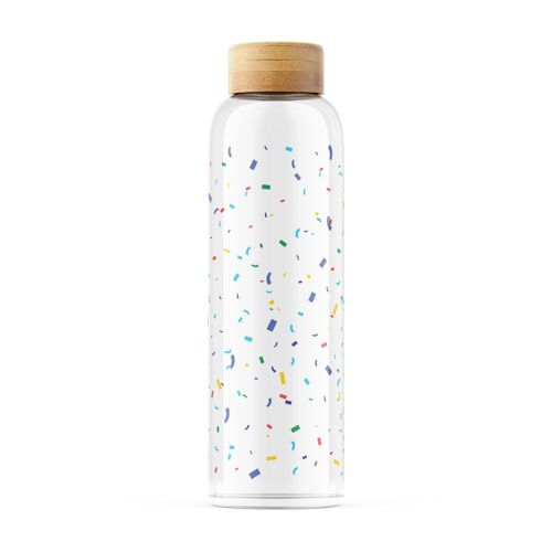 Trinkflasche aus Glas - „Celebration“ 0,6l by BELAMY