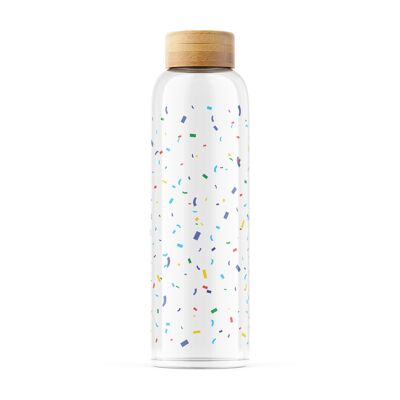 Glass drinking bottle - “Celebration” 0.6l by BELAMY