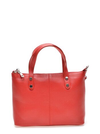 AW22 IR 1734_ROSSO_Sac à poignée supérieure 1