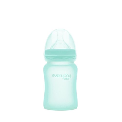 Biberon silicone Milk Hero vert menthe-150ml