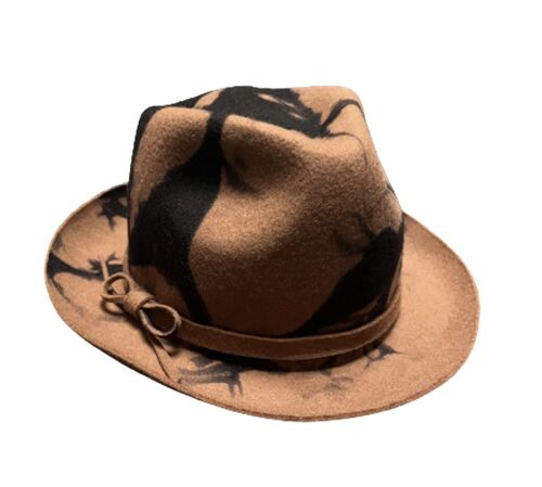 Trilby Tie & Dye Marron/Noir T 57