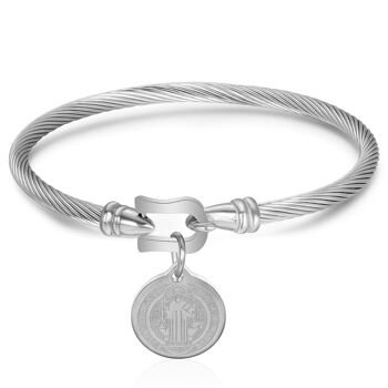 Bracelet design en acier inoxydable pour femme | doré | argent 6
