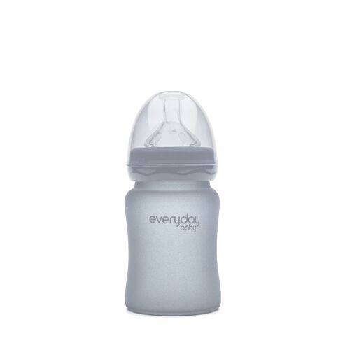 Biberon silicone Milk Hero Gris Souris-150ml