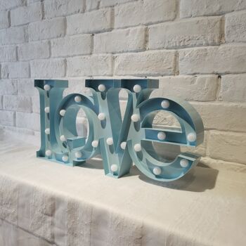 Lampe Circus - Love - Bleu 5