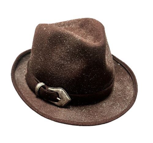 Trilby Marron paillette T 56