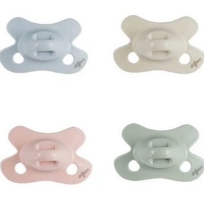 Vintage Natural Plain Assorted Newborn Pacifiers