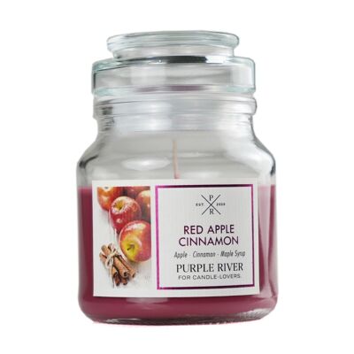 Bougie parfumée Pomme Rouge Cannelle - 113g