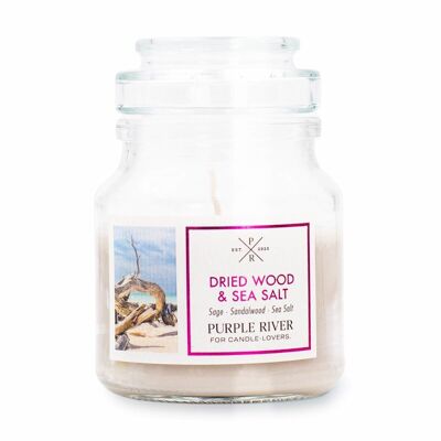 Scented candle Dried Wood & Sea Salt - 113g
