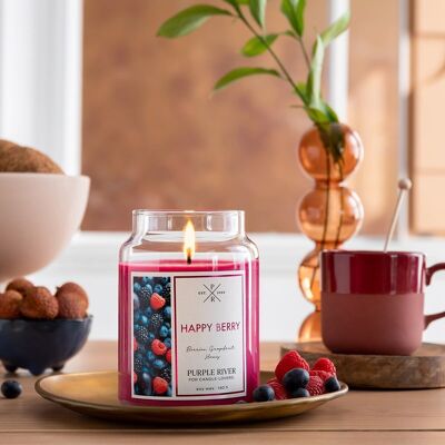 Happy Berry scented candle - 623g