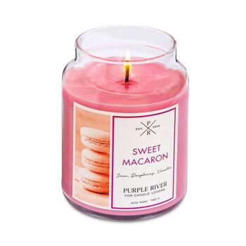 Bougie parfumée Sweet Macaron - 623g 8