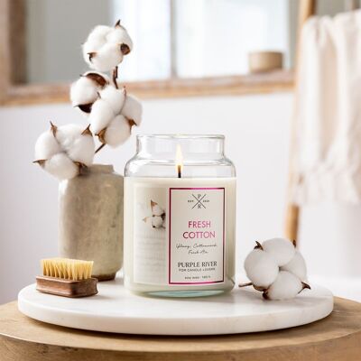 Scented candle Fresh Cotton - 623g
