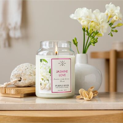 Jasmine Love scented candle - 623g