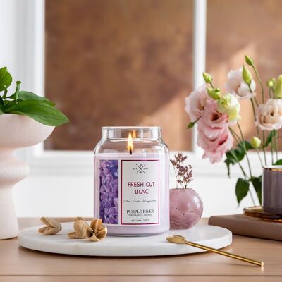 Scented candle Fresh Cut Lilac - 623g