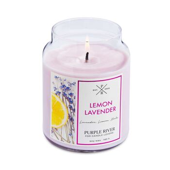Bougie parfumée Citron Lavande - 623g 3