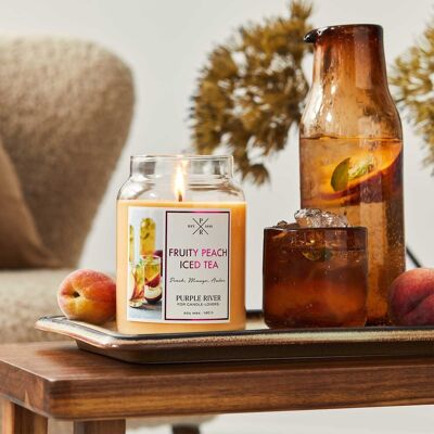 Scented Candle Fruity Peach Iced Tea - 623g