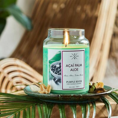 Scented candle Acai Palm Aloe - 623g