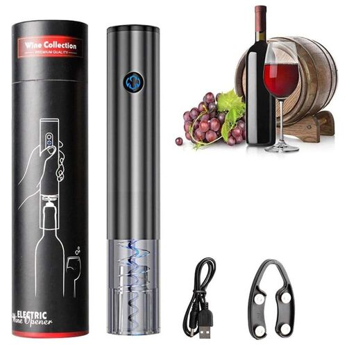 Wine opener, rechargeable electrical wine opener with USB charging