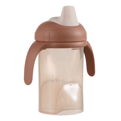 Cups with anti-leak spout "easy conic design" 250 ml Assorted