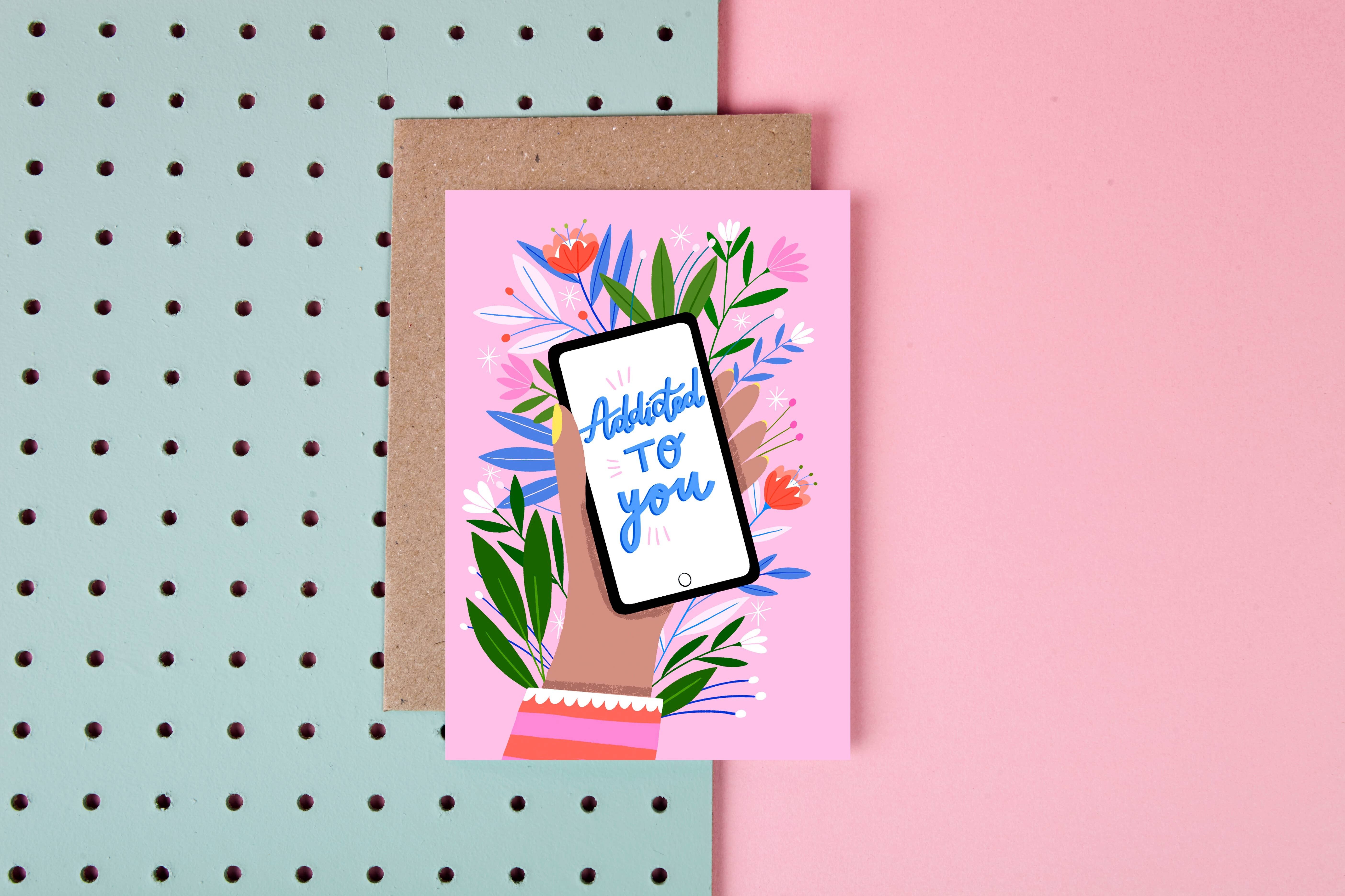 Addicted to You - Biglietto d'auguri d'amore - Biglietto di San Valentino