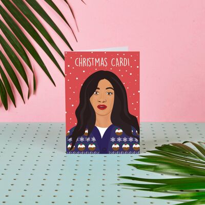 Cardi B "Christmas Cardi" Christmas Card