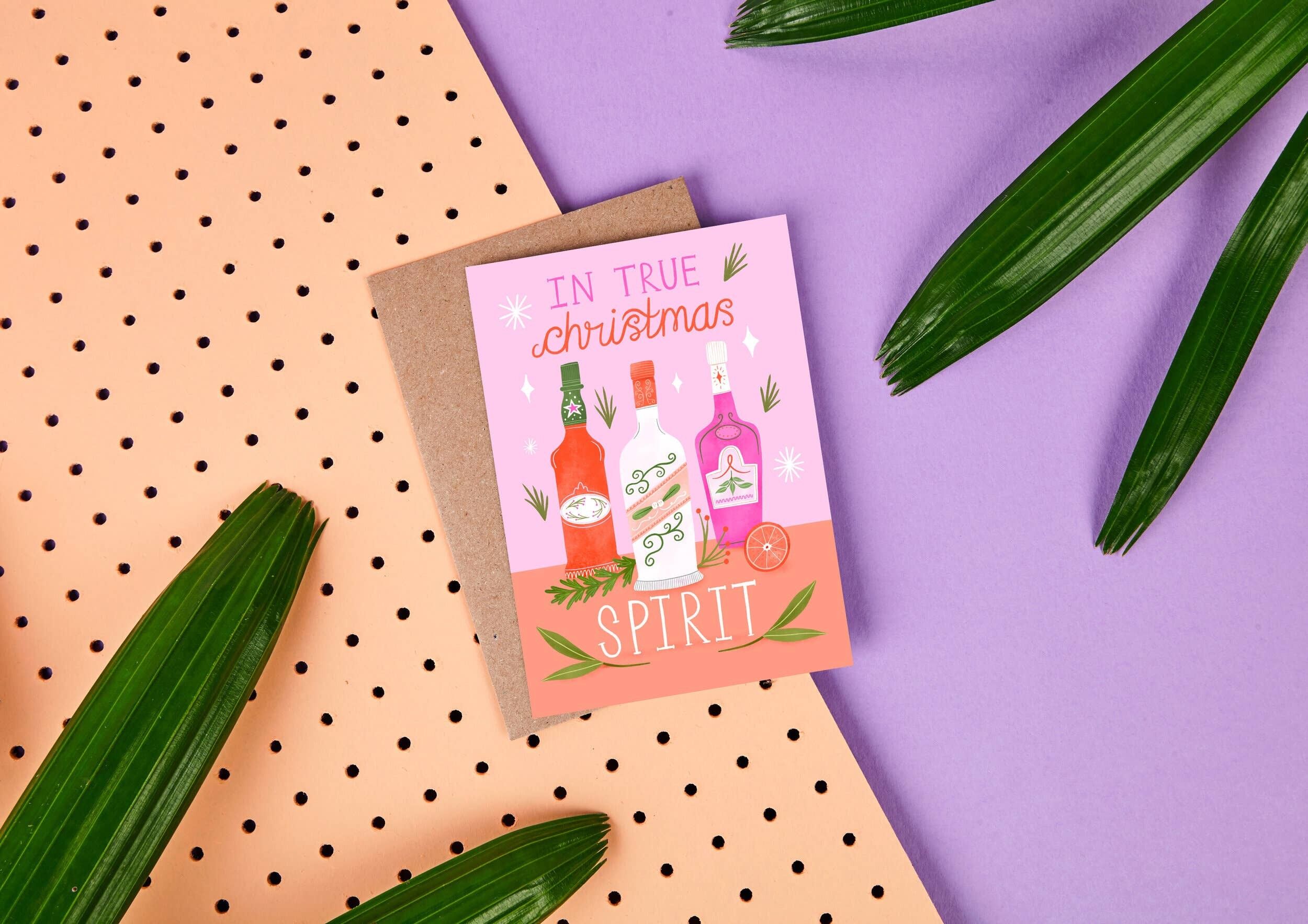 Sprits de Noël - Carte de Noël - Carte de voeux