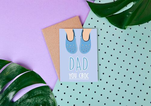 Crocs "Dad You Croc" Father's Day Card