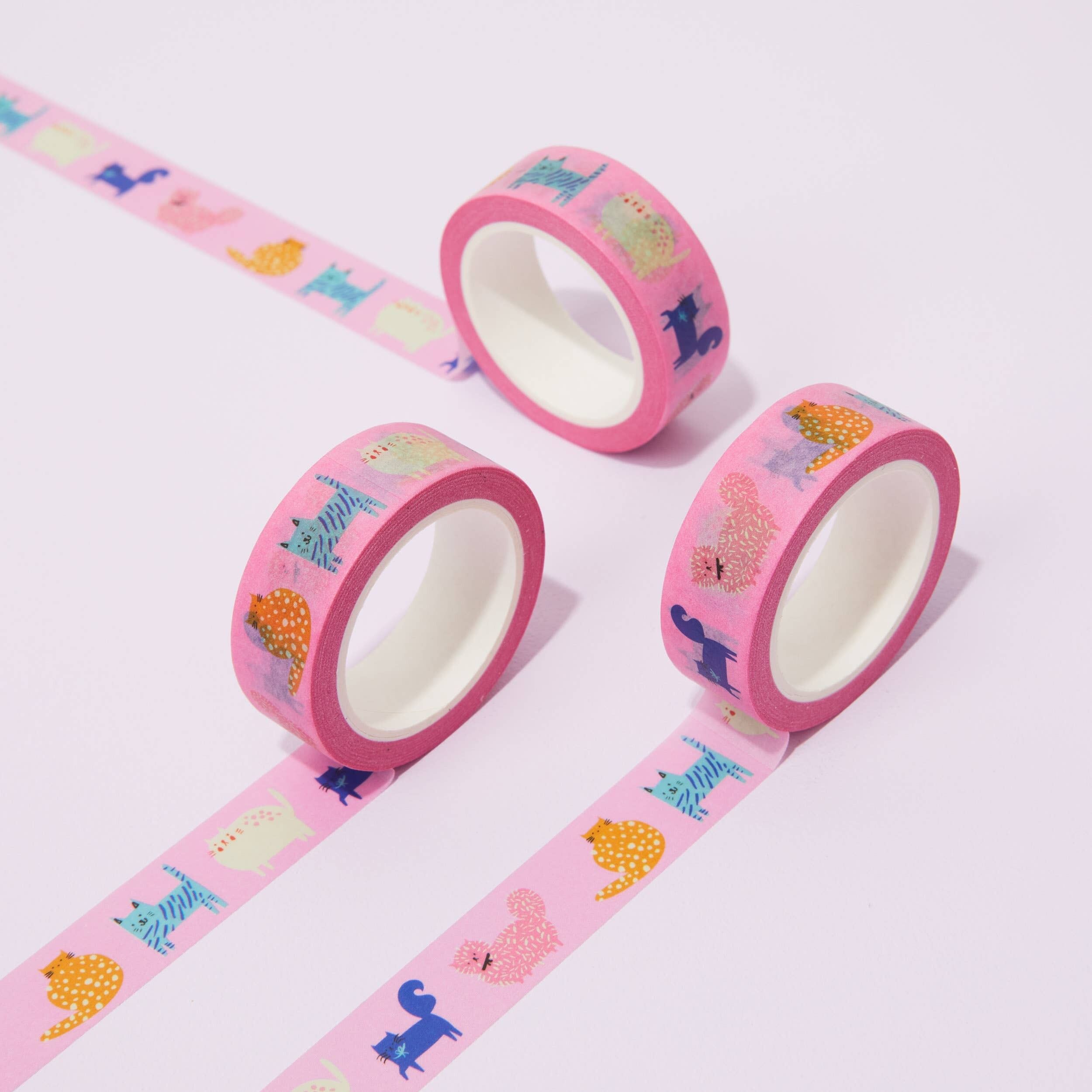 Cute Cats Washi Tape - Cat Washi Tape - Cat Lover