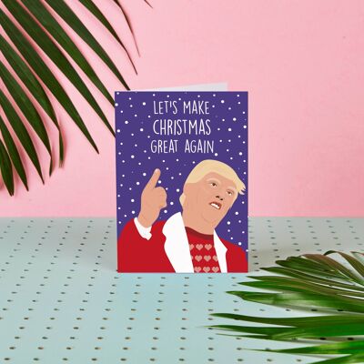 Donald Trump Make Christmas Great Again-Christmas Card-Trump