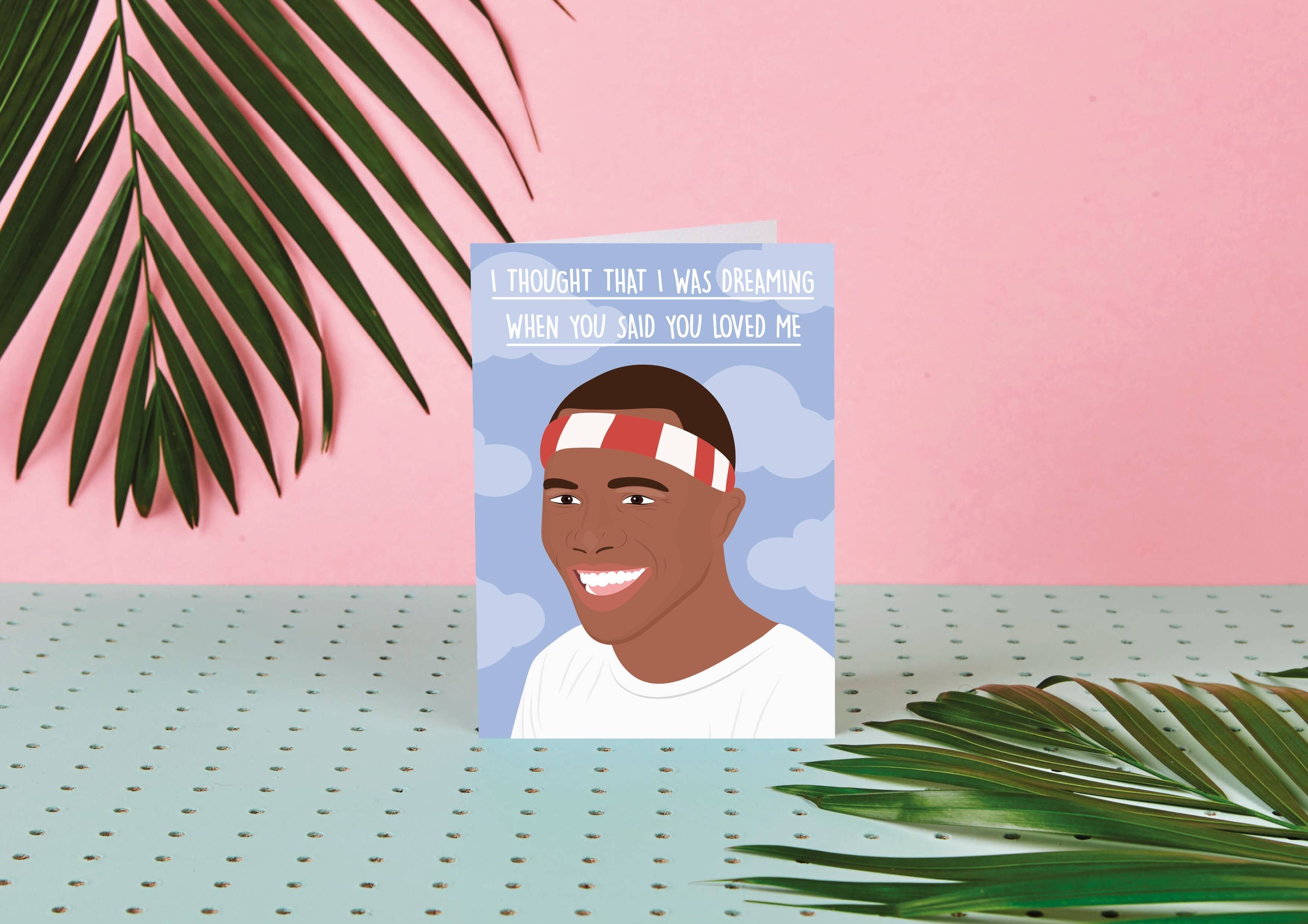 Frank - Soñando- Tarjeta del Día de San Valentín-Amor-Celebridad