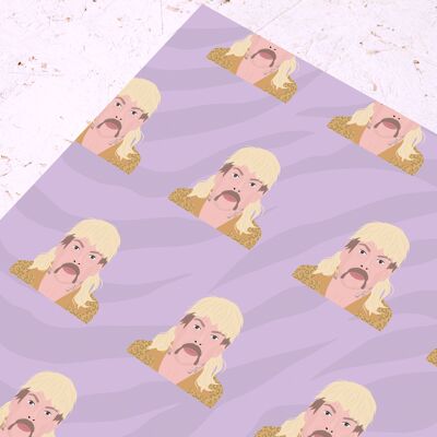 Joe Exotic - Tiger King - Funny Wrapping Paper- Presents
