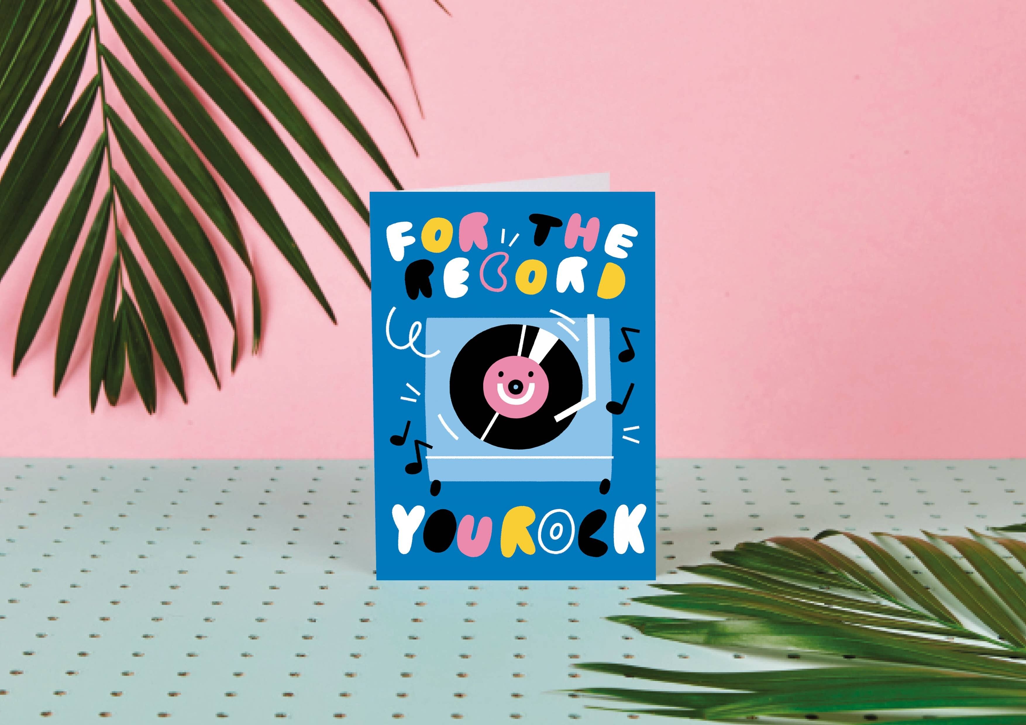 SÓLO PARA EL REGISTRO - TARJETA DE FELICITACIÓN - PAPELERÍA