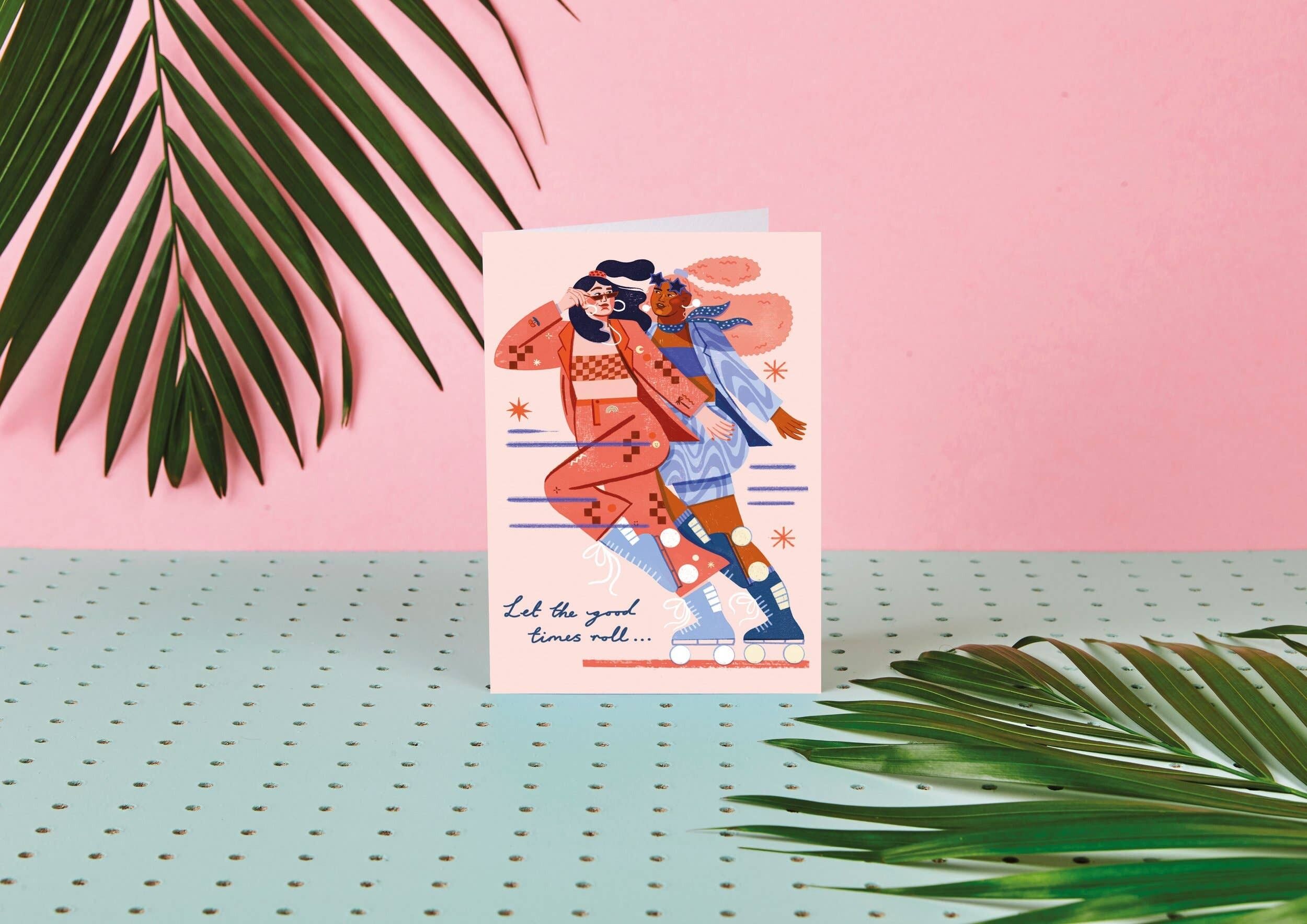 Lascia che i bei tempi rotolino - Biglietto di compleanno - Biglietto di auguri