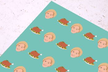 Mary Berry Wrapping Paper- Celeb Gift wrap- Fun- Presents