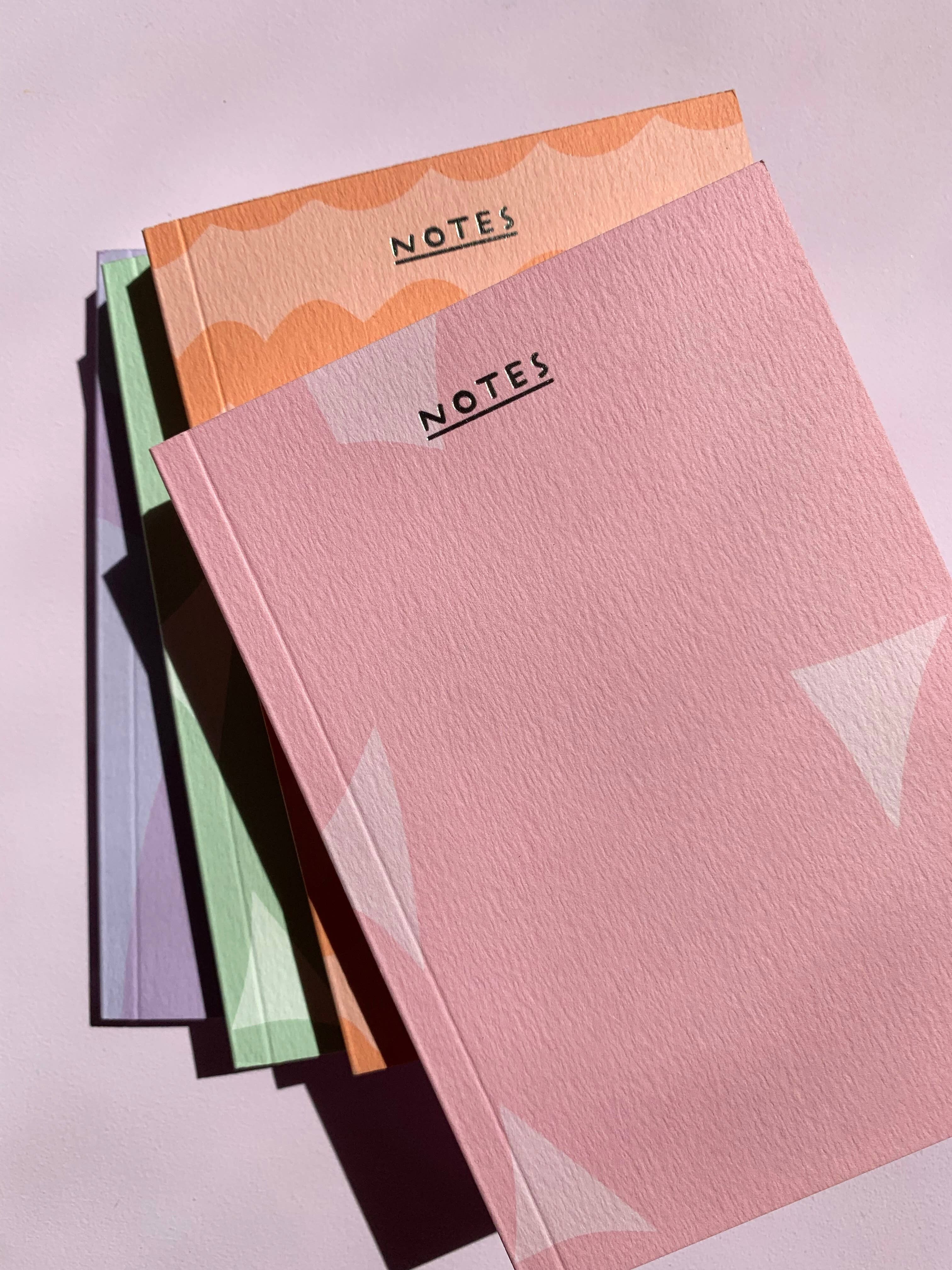 Rosa Zusammenfassung - Mini-Notizbuch - Journal - Notizblock