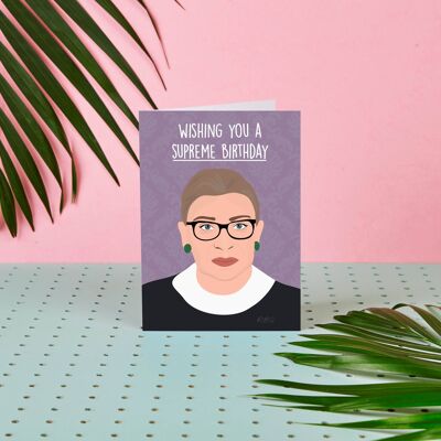 Rbg Wishing You a Supreme Birthday-Celebrity Birthday Card