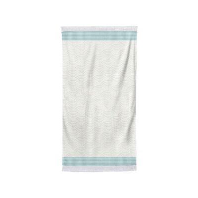 Bath towel Artea Ecru Lagoon