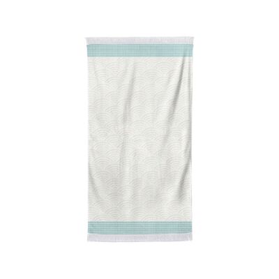 Serviette de bain Artea Ecru Lagon