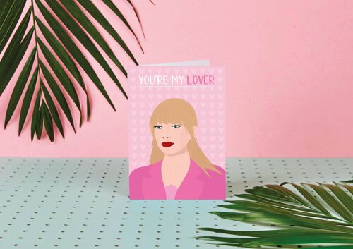 Taylor Swift, You're My Lover - Love Card - Celebrity card