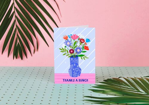Thanks a Bunch - Thank You Card - Greeting Card