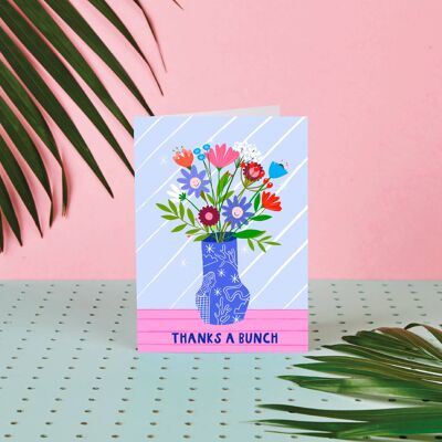 Thanks a Bunch - Thank You Card - Greeting Card