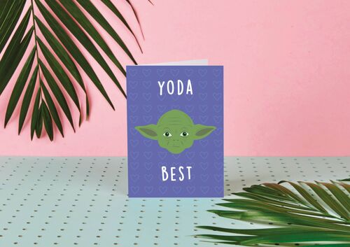 Yoda Best - Star Wars Card - Love - Valentine's card