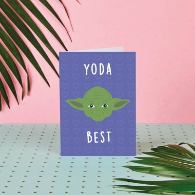 Yoda Best - Star Wars Card - Love - Valentine's card