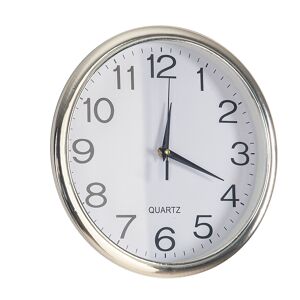 HORLOGE MURALE PS ARGENT 30X30X5CM HM8524