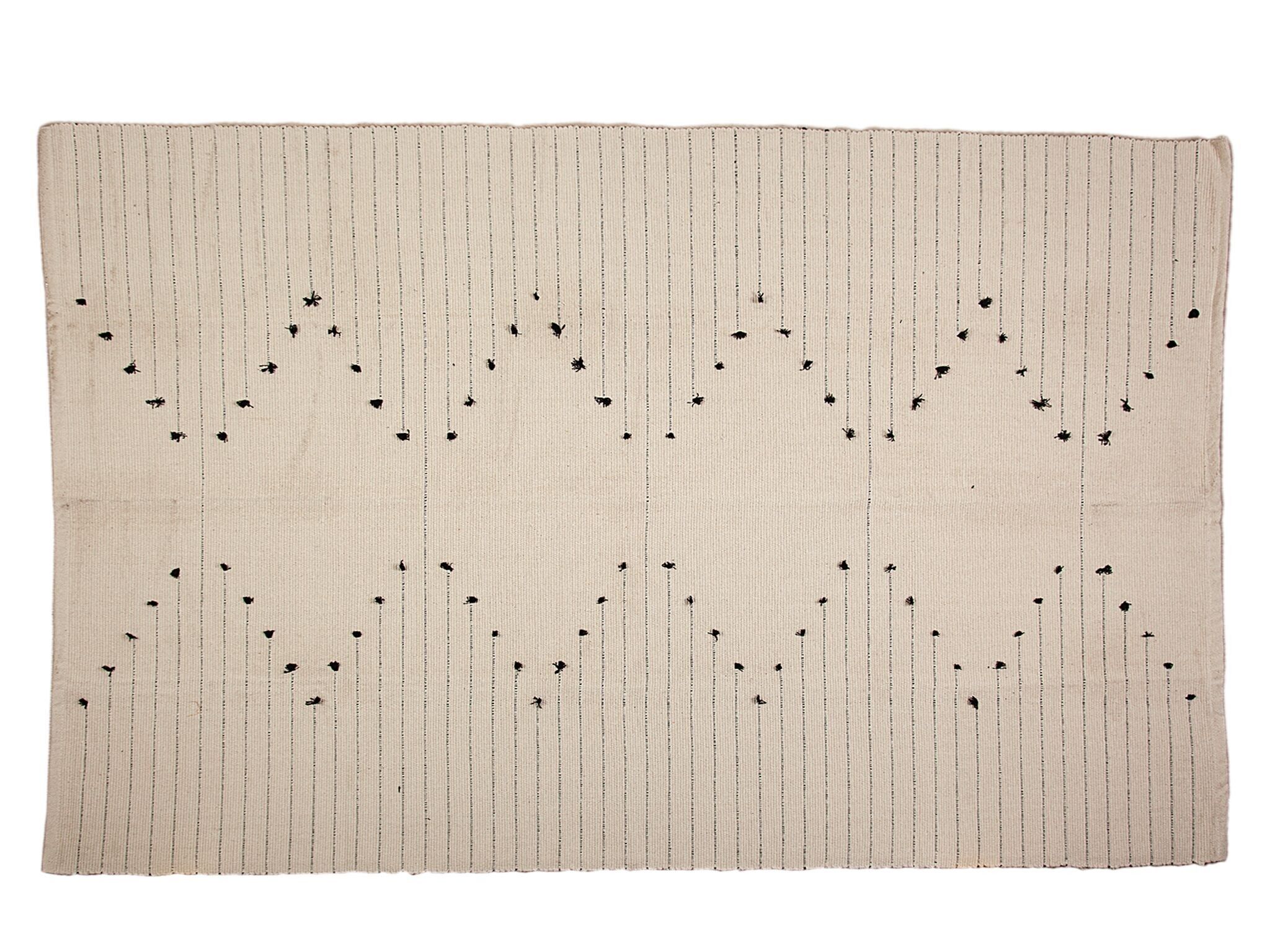 TEPPICH AUS BAUMWOLLE/POLYESTER MIT FRANSEN HM8584