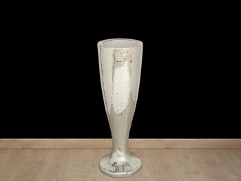 VASE CÉRAMIQUE ARGENT MOSAÏQUE HM8597 2