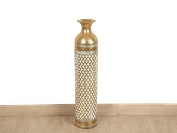 VASE MÉTAL DORÉ HM8623 2