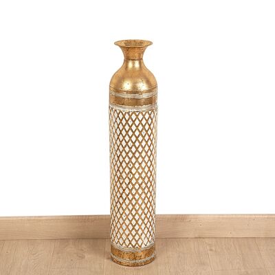 GOLDEN METAL VASE HM8623