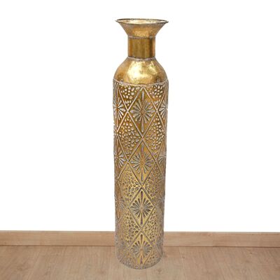 GOLDENE METALLVASE HM8651