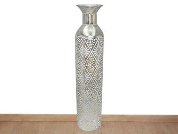 VASE MÉTAL ARGENT HM8653 1