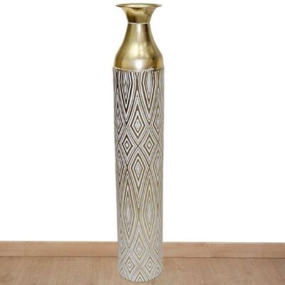 GOLD/BEIGE METALLVASE HM8654